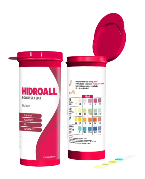 Pool Test '4 em 1' marca Hidroall