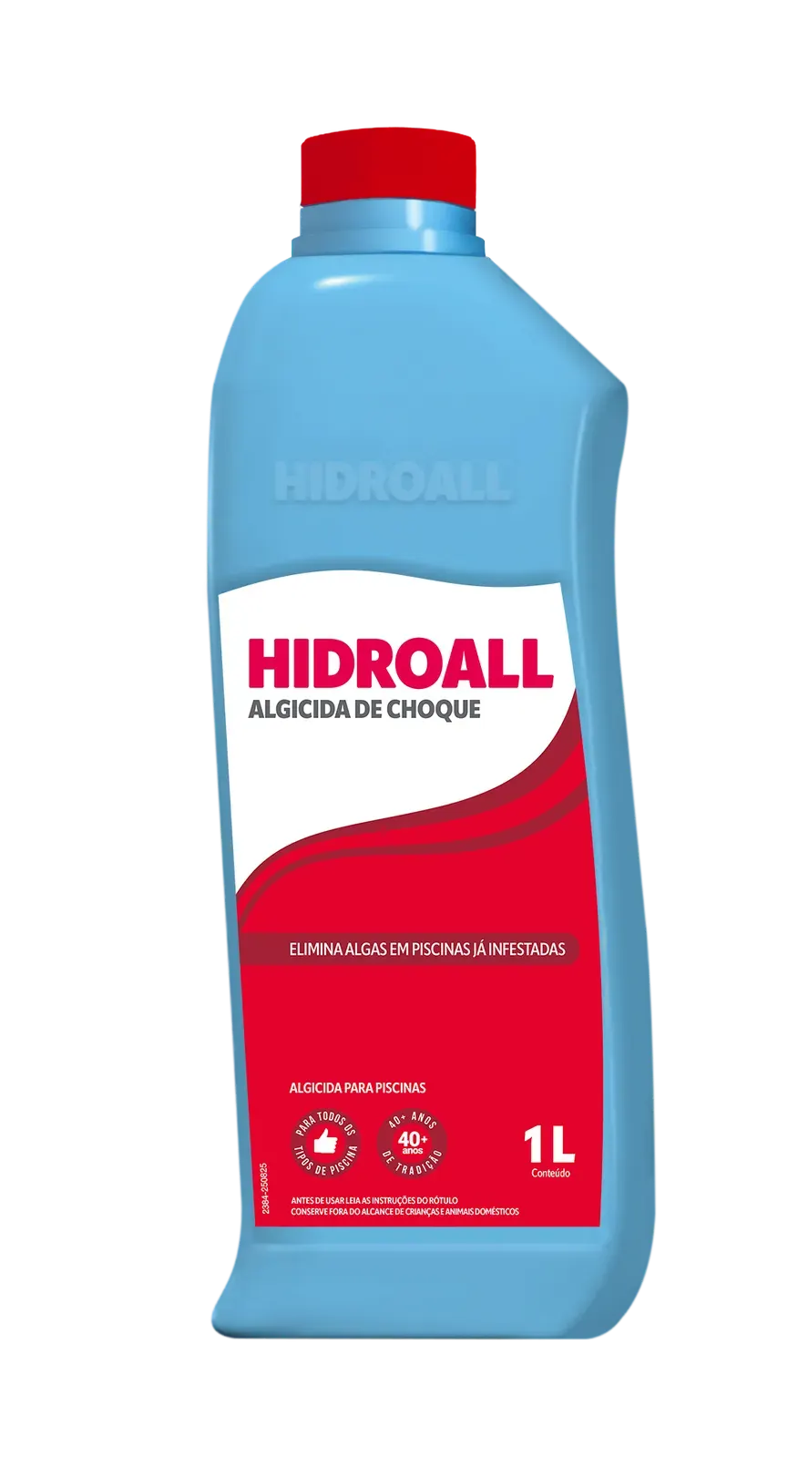 Hcl Algicida Choque 1 Lt. marca Hidroall