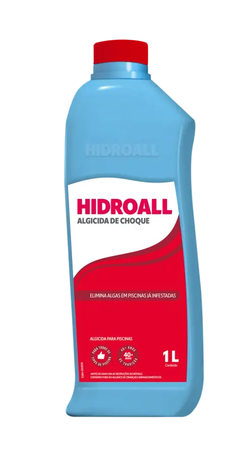 Hcl Algicida Choque 1 Lt. marca Hidroall