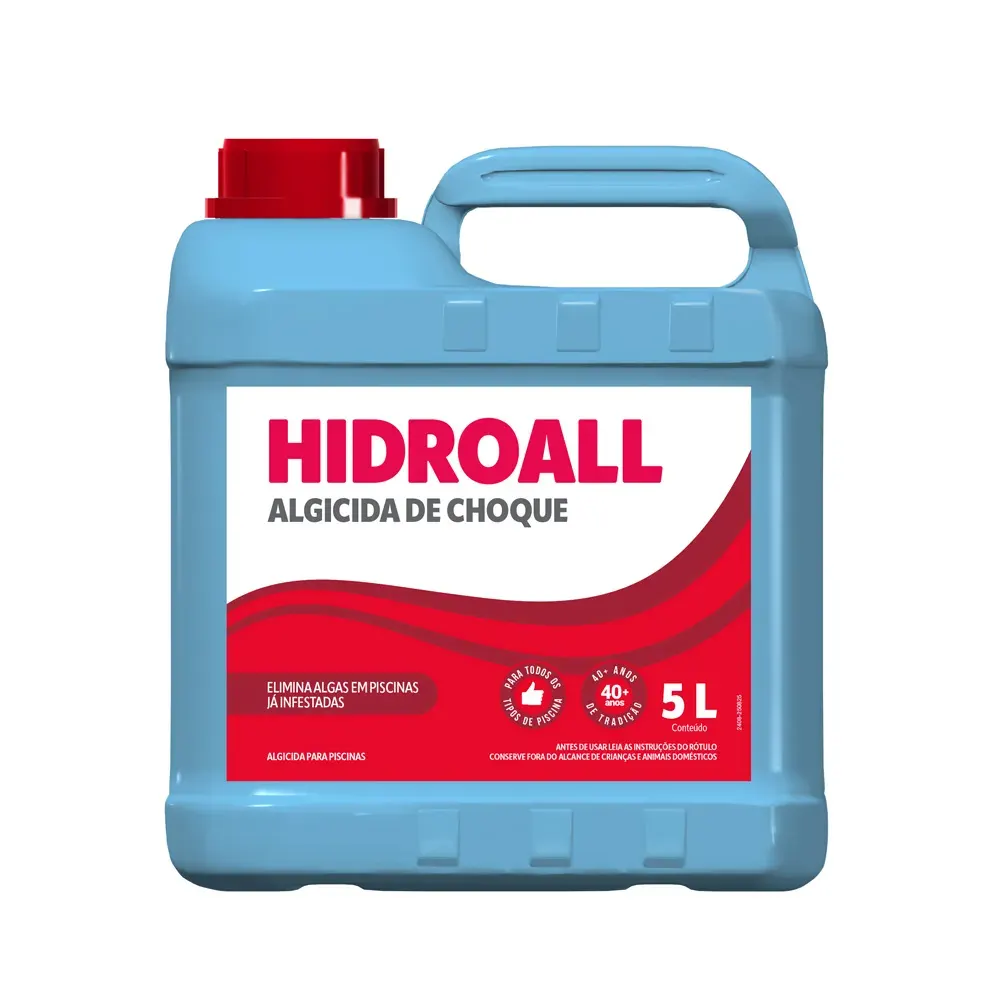 Hcl Algicida Choque 5 Lt. marca Hidroall