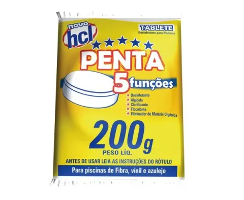 Hcl Penta 200 gr Pastilha Cloro marca Hidroall