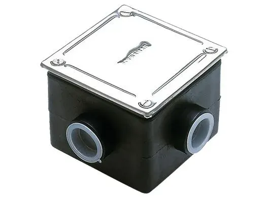 Caixa de passagem c/ tampa inox Sodramar