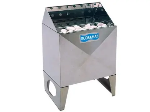 Sauna Seca - Forno elétrico 15Kw 220v trífasico 50 m³ Sodramar